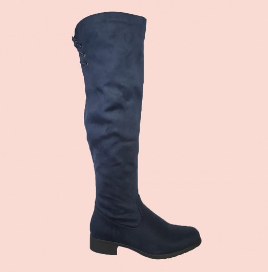 Ladies Long Boots Navy Buy Online