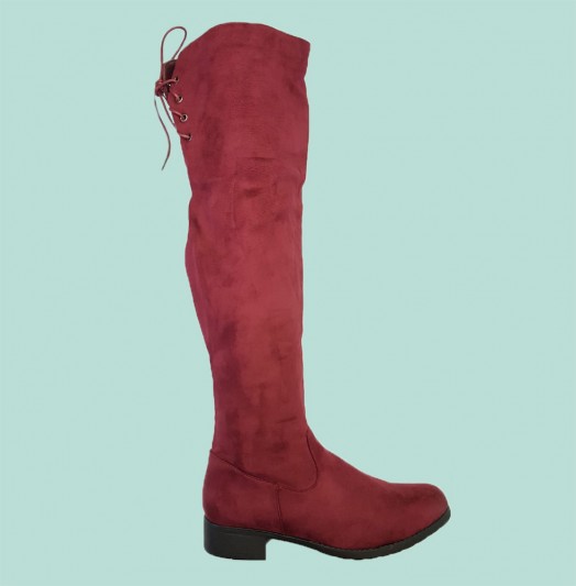 Ladies Long Boots Red Buy Online